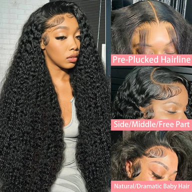 Throw On & Go | Deep Wave Glueless HD Lace 13x6 Frontal Wig by Melody