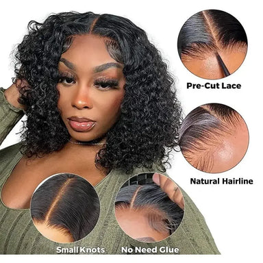 Throw On & Go | Water Wave Glueless HD Lace 5x5 Closure Wig