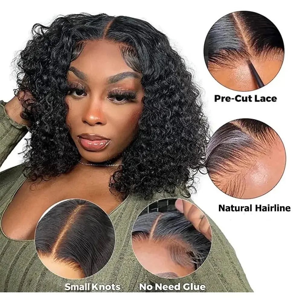 Throw On & Go | Water Wave Glueless HD Lace 5x5 Closure Wig
