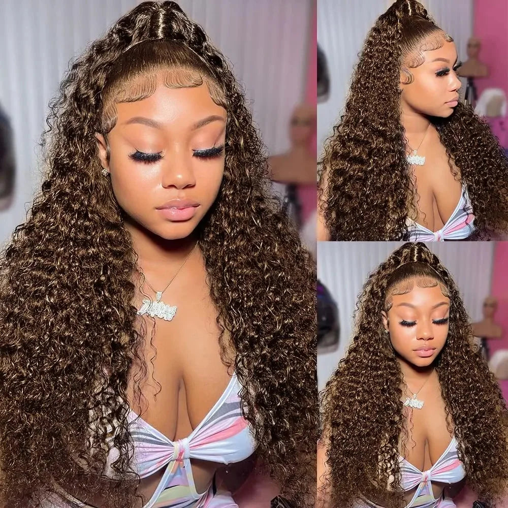 Wear & Go | Deep Wave Glueless HD Lace 13x6 Frontal Wig Pre-Cut by on fleek