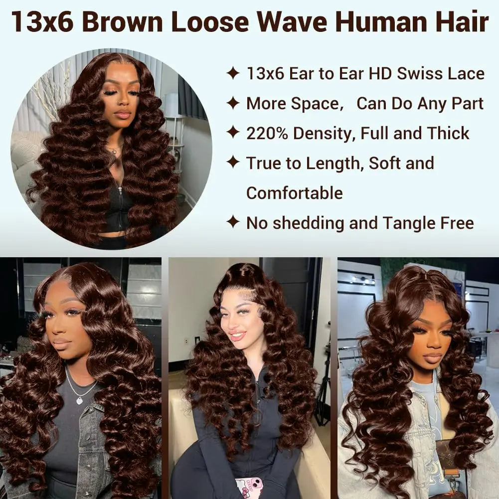 Wear & Go | 300% Extra Density Deep Wave Glueless HD Lace 13x6 Frontal Wig by Beliself Beliself