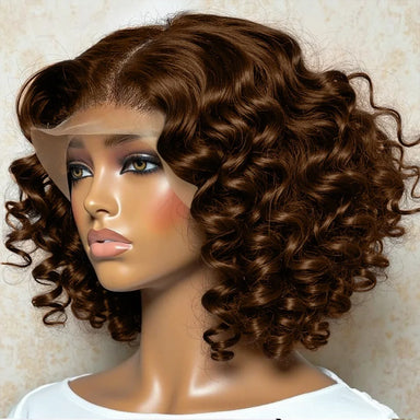 Effortless Waves | Water Wave Glueless HD Lace 13x4 Frontal Wig by MOMO Pre-Cut
