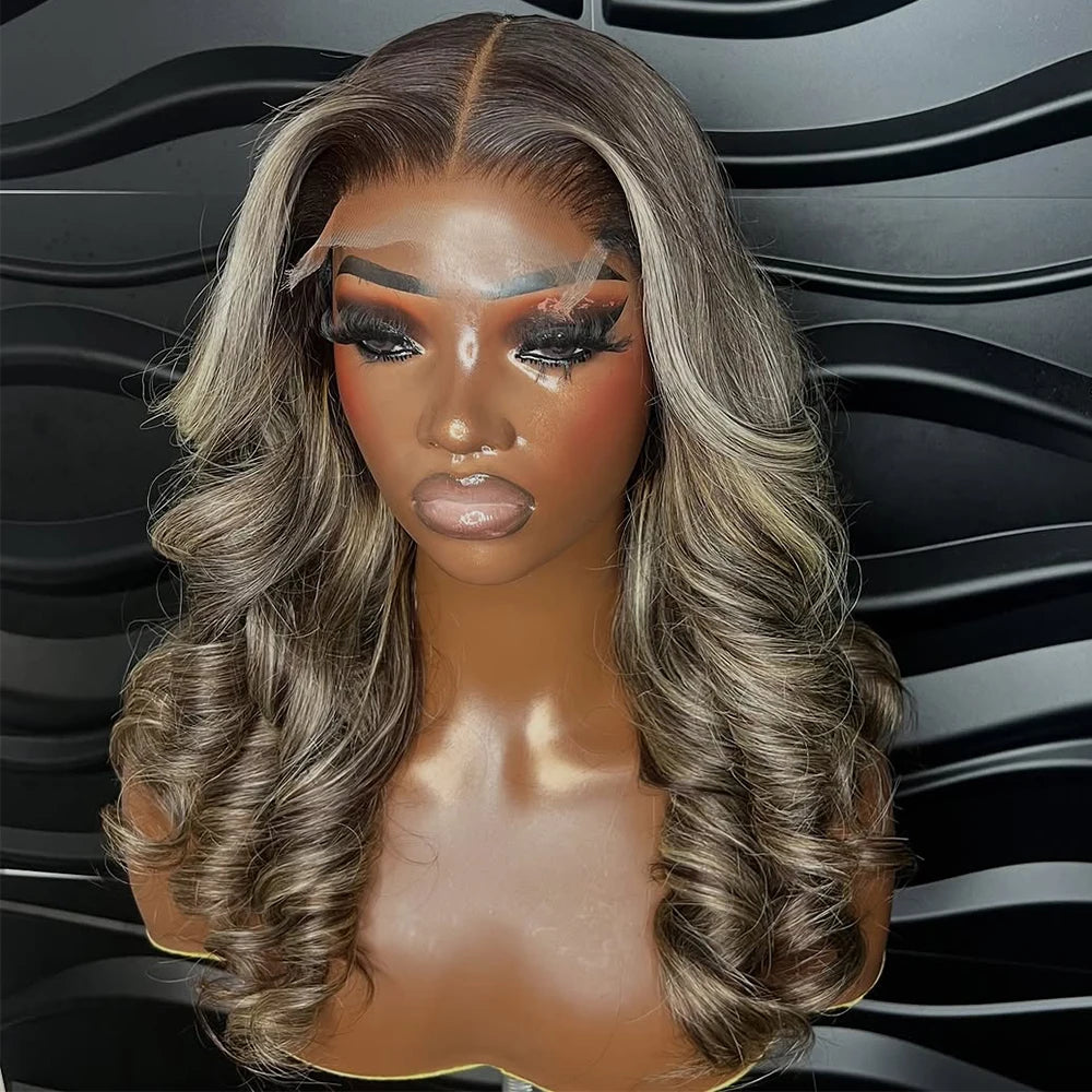Flowy Waves | Highlight Loose Wave Glueless HD Lace 13x6 Frontal Wig Pre-Cut