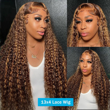 Trending Now | Honey Brown Highlight Glueless HD Lace 13x6 Frontal Wig Pre-Cut