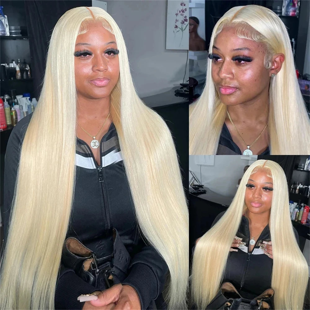 Platinum Glow | 613 Blonde Glueless HD Lace 13x6 Frontal Wig