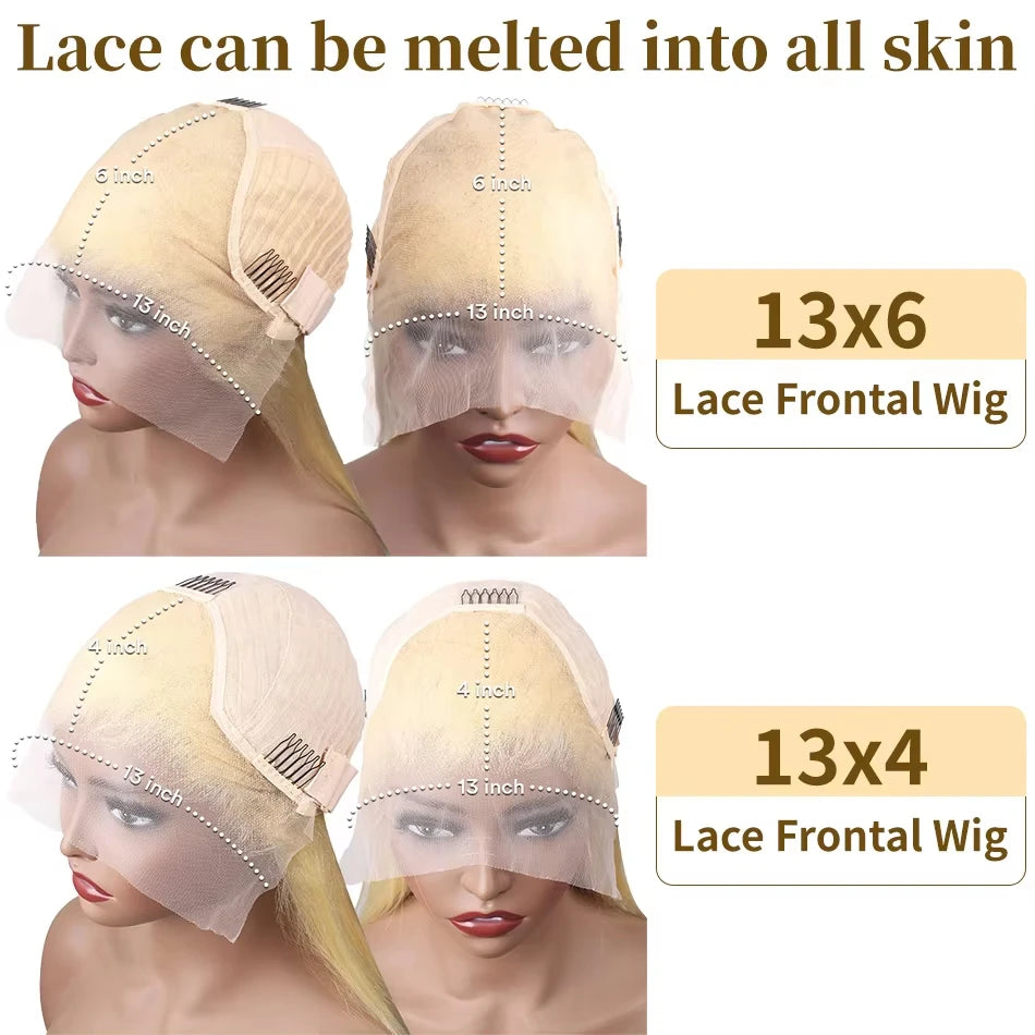 Bold Blonde | 613 Blonde Glueless HD Lace 13x6 Frontal Wig Pre-Cut