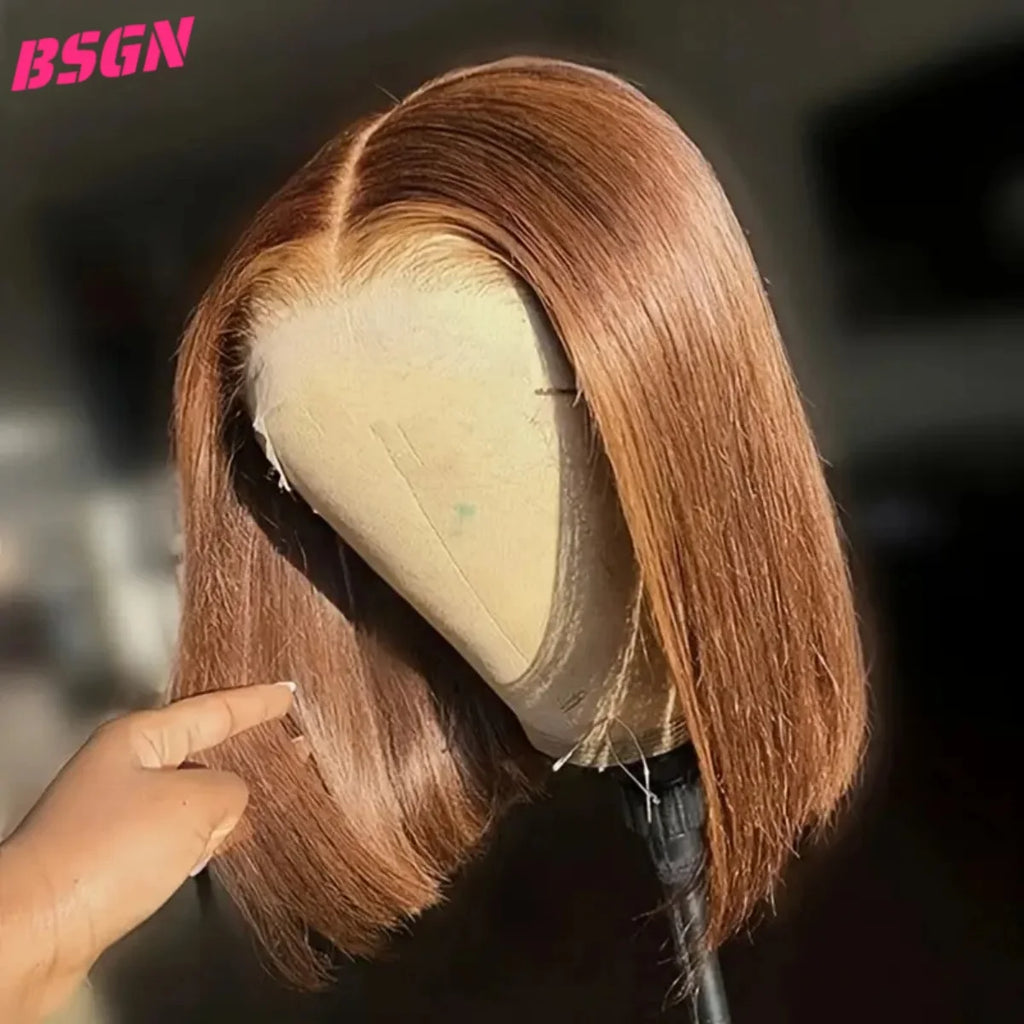 Short & Sassy | 200% Density Bob Glueless HD Lace 13x4 Frontal Bob Wig Pre-Cut