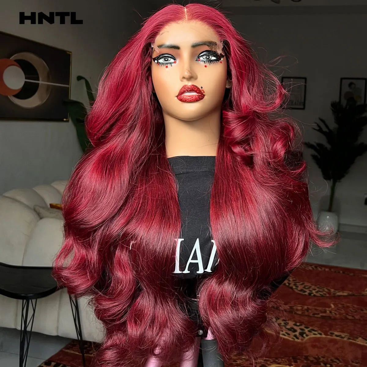 Flowy Waves | Highlight 400% Super Density Loose Wave Glueless HD Lace 13x6 Frontal Wig