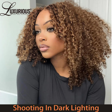 Trending Now | Honey Brown Highlight 250% High Density Highlight Glueless HD Lace 13x4 Frontal Wig