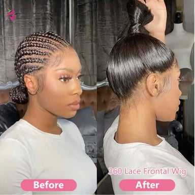 Sleek & Smooth | Straight Glueless HD Lace 360 Lace Wig