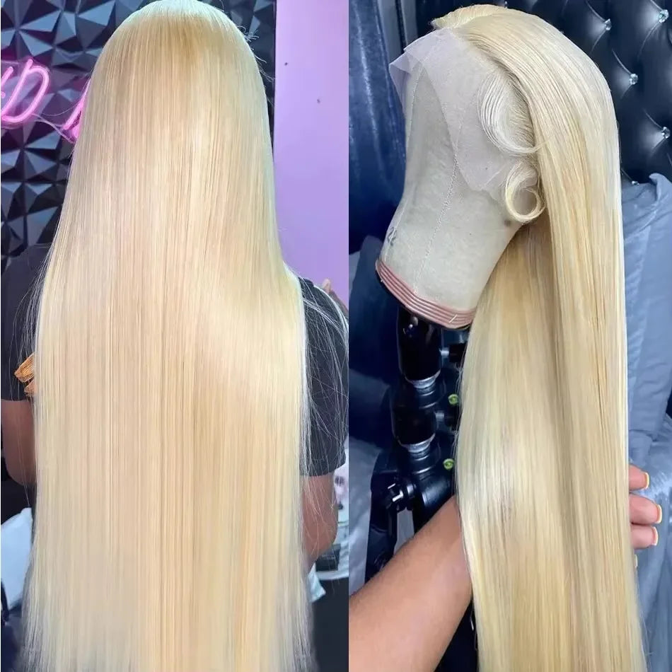 Blonde Vibes | 220% Density 613 Blonde Glueless HD Lace 13x4 Frontal Wig