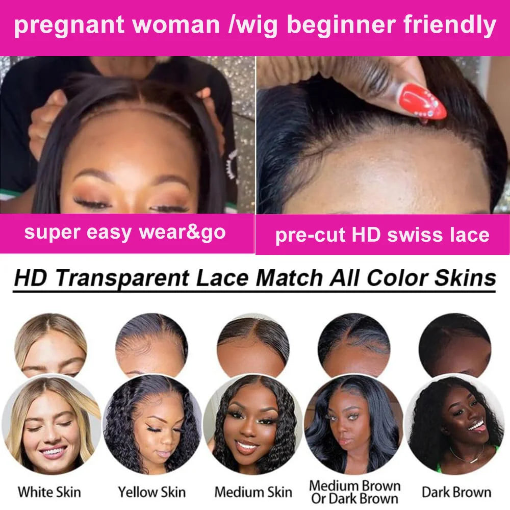 Instant Slay | Wear & Go Glueless HD Lace 13x6 Frontal Wig Pre-Cut