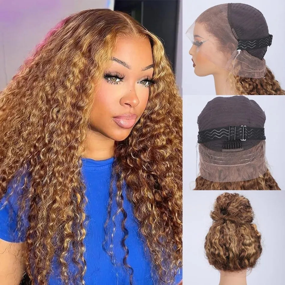 Ready To Wear | Highlight Deep Wave Glueless HD Lace 360 Lace Wig Pre-Cut