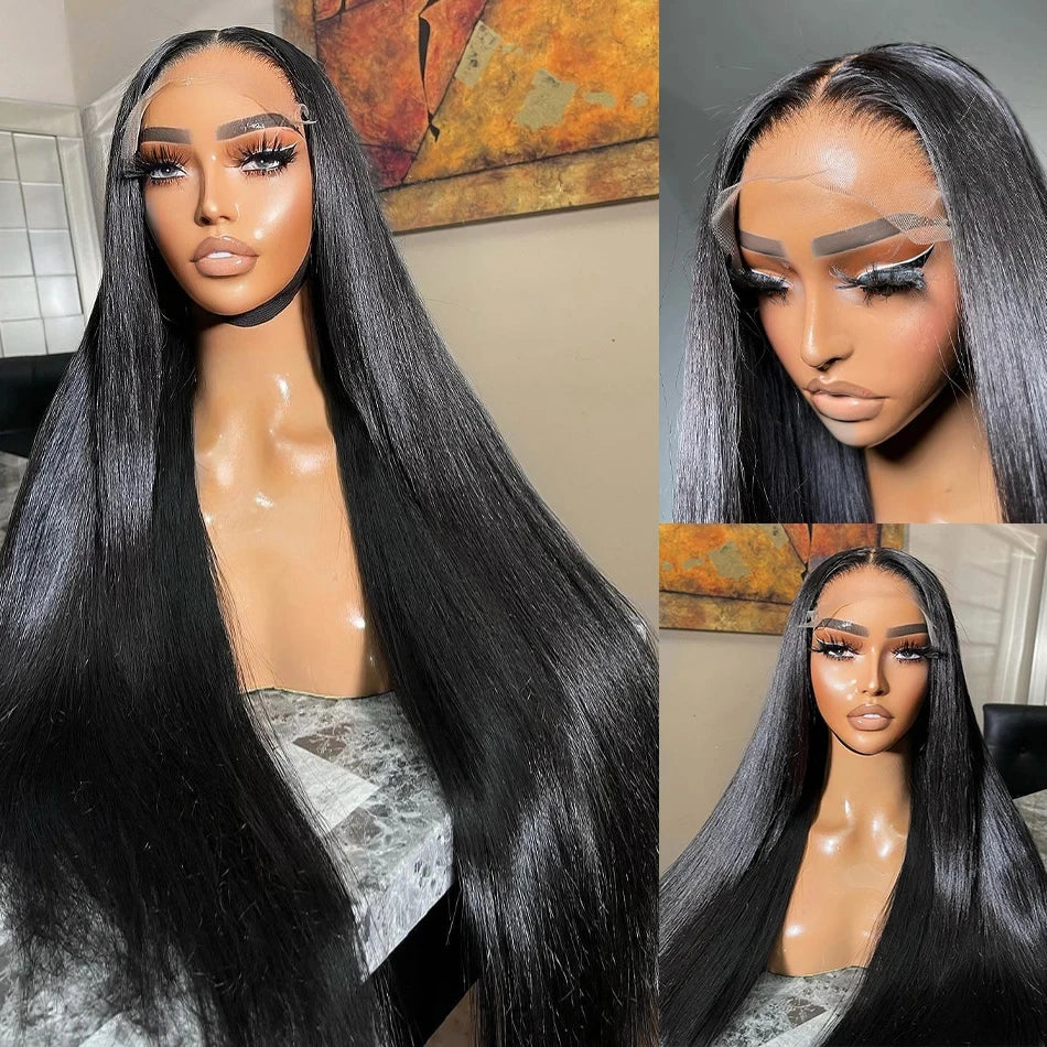 Polished Look | 300% Extra Density Straight Glueless HD Lace 13x6 Frontal Wig by Melody
