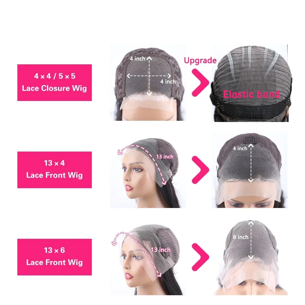 Throw On & Go | 250% High Density Water Wave Glueless HD Lace 13x4 Frontal Wig