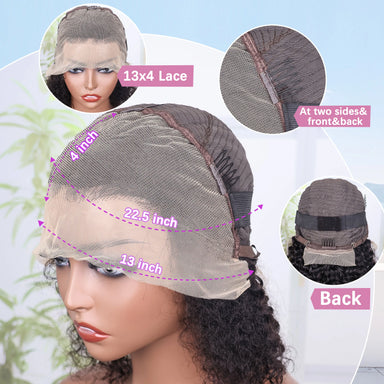 Wear & Go | Water Wave Glueless HD Lace 13x4 Frontal Wig Pre-Cut