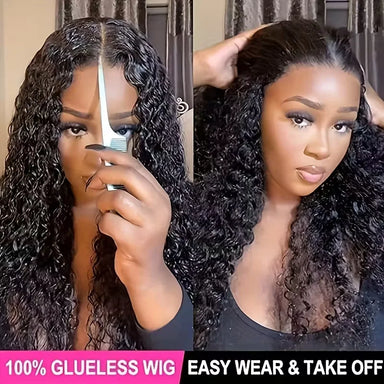 Wear & Go | 180% Density Water Wave Glueless HD Lace 4x4 Closure Wig