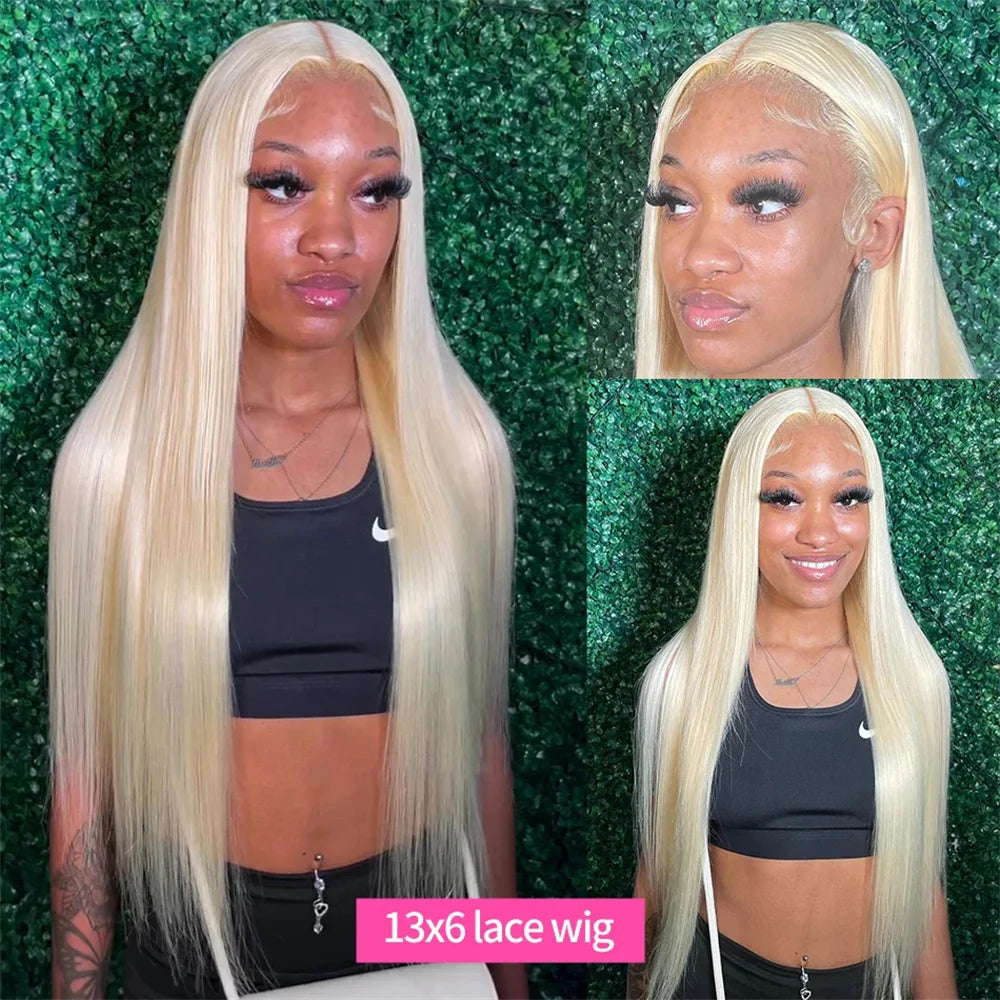 Platinum Glow | 613 Blonde Glueless HD Lace 13x6 Frontal Wig