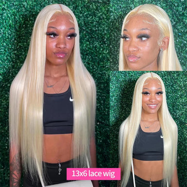 Platinum Glow | 613 Blonde Glueless HD Lace 13x6 Frontal Wig