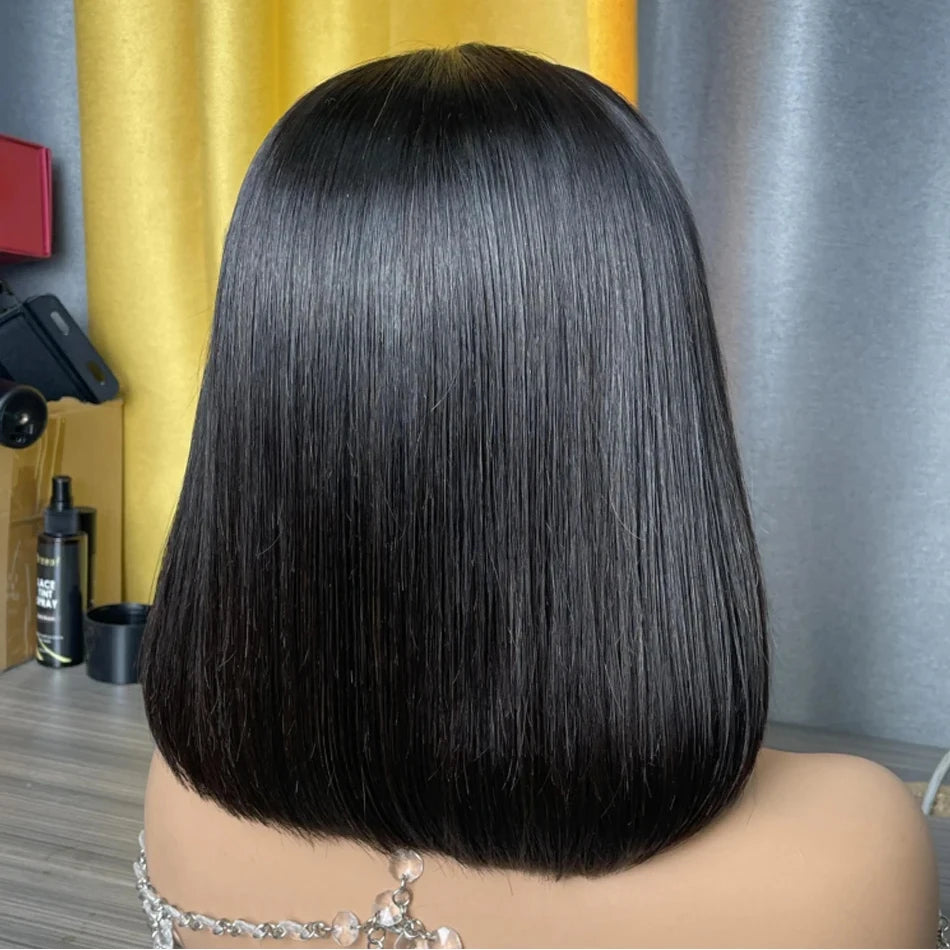 Trendy Cut | 250% High Density Bob Glueless HD Lace 13x4 Frontal Bob Wig Pre-Cut