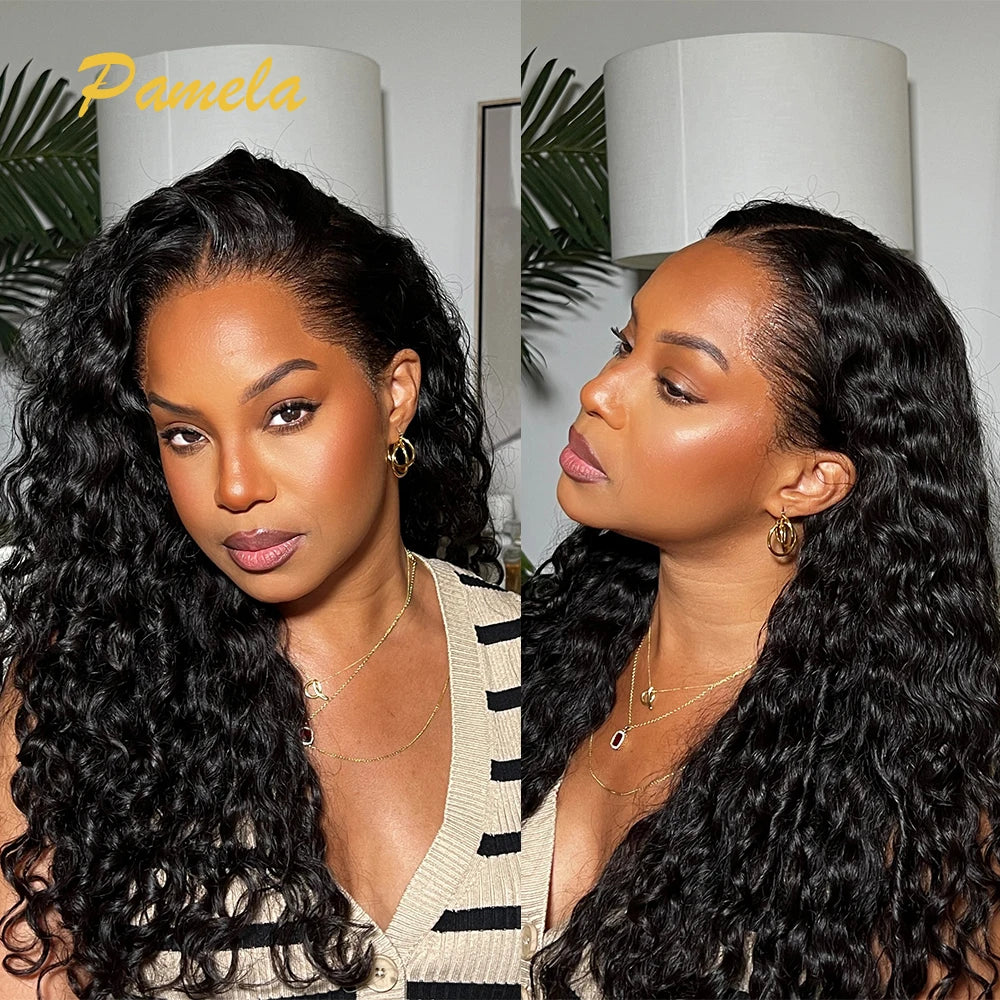 Throw On & Go | 250% High Density Deep Wave Glueless HD Lace 13x6 Frontal Wig