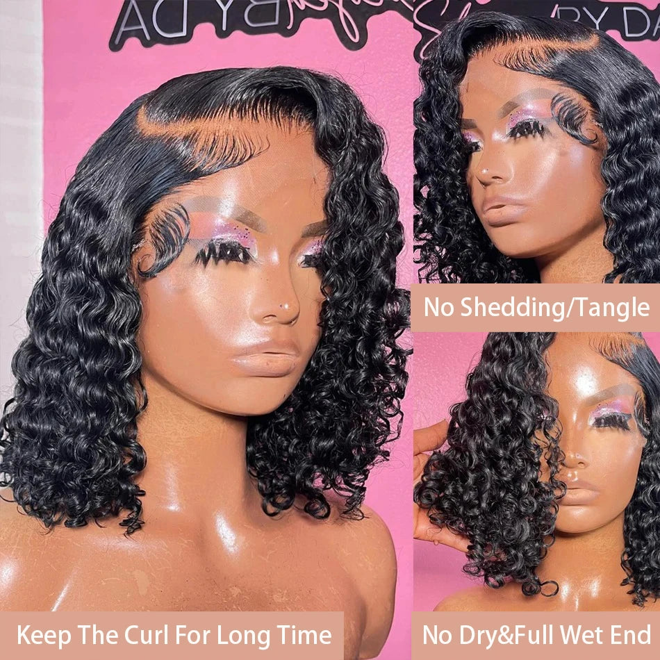 Effortless Waves | 200% Density Water Wave Glueless HD Lace 13x4 Frontal Umi Wig