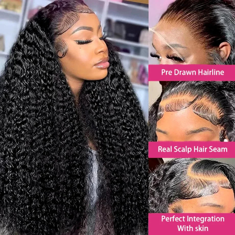 Natural Kinks | Kinky Curly Glueless HD Lace 7x5 Closure Wig Pre-Cut — Top Seller