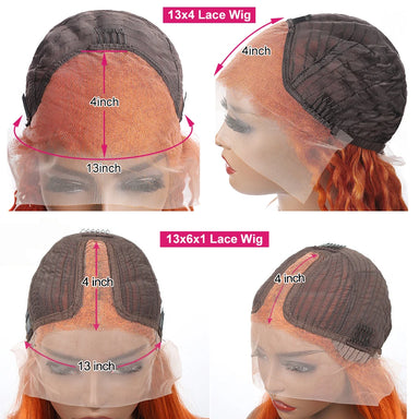 Effortless Waves | Ginger Water Wave Glueless HD Lace 13x4 Frontal Wig