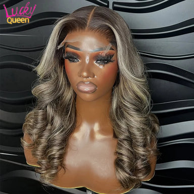 Flowy Waves | Highlight Loose Wave Glueless HD Lace 13x6 Frontal Wig Pre-Cut