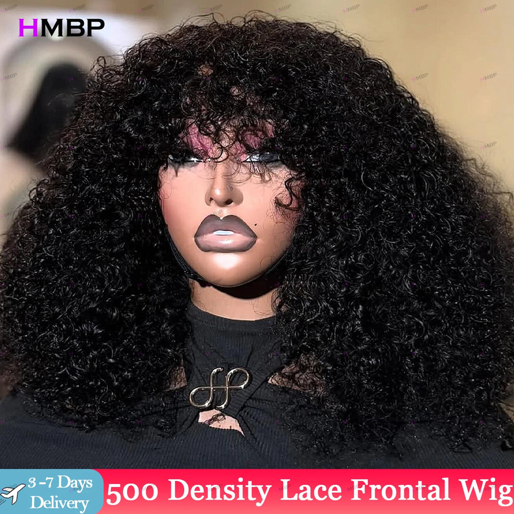 Big Curl Energy | 500% Super Density Kinky Curly Glueless HD Lace 4x4 Closure Wig