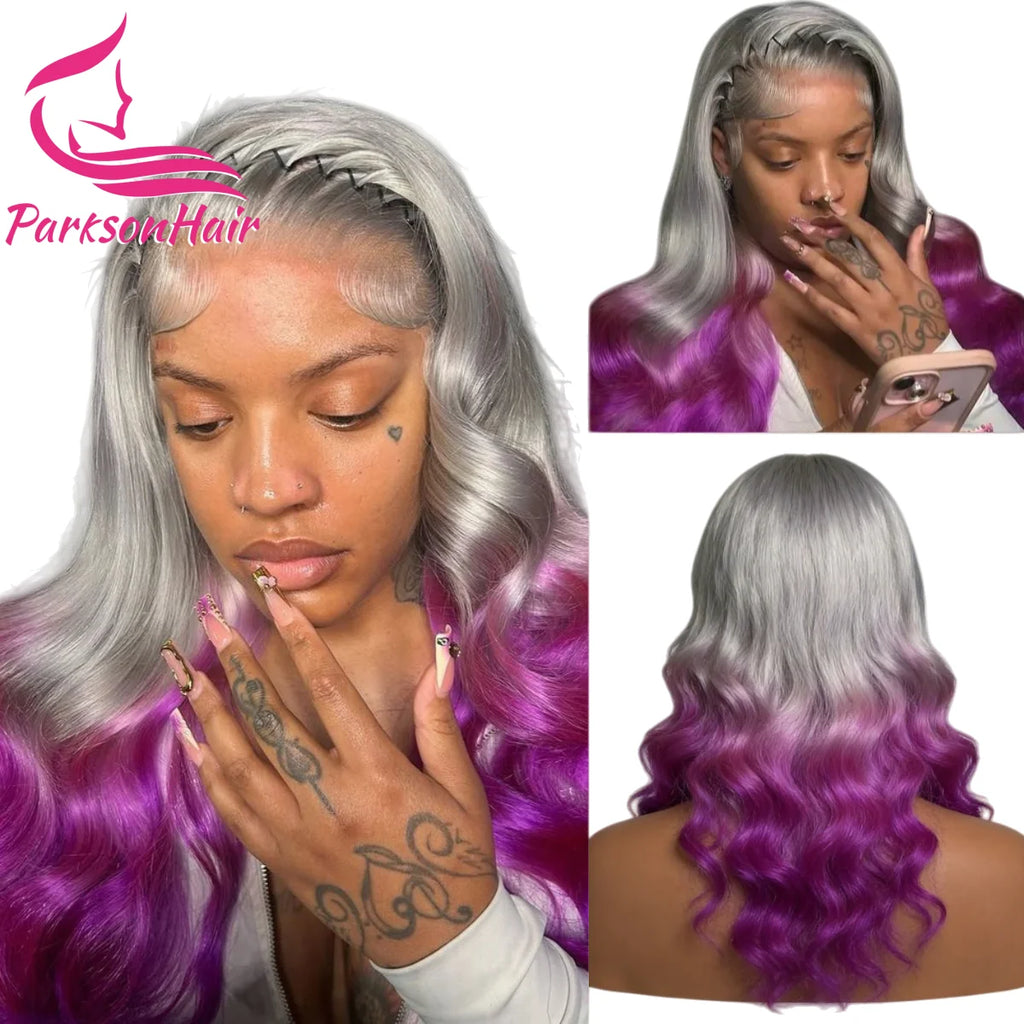 Flowy Waves | Salt & Pepper 250% High Density Loose Wave Glueless HD Lace 13x6 Frontal Wig