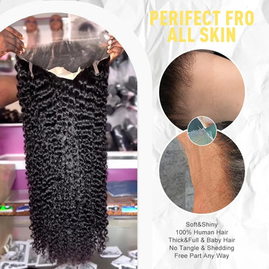 Throw On & Go | 250% High Density Deep Wave Glueless HD Lace 13x6 Frontal Wig by ShineEase