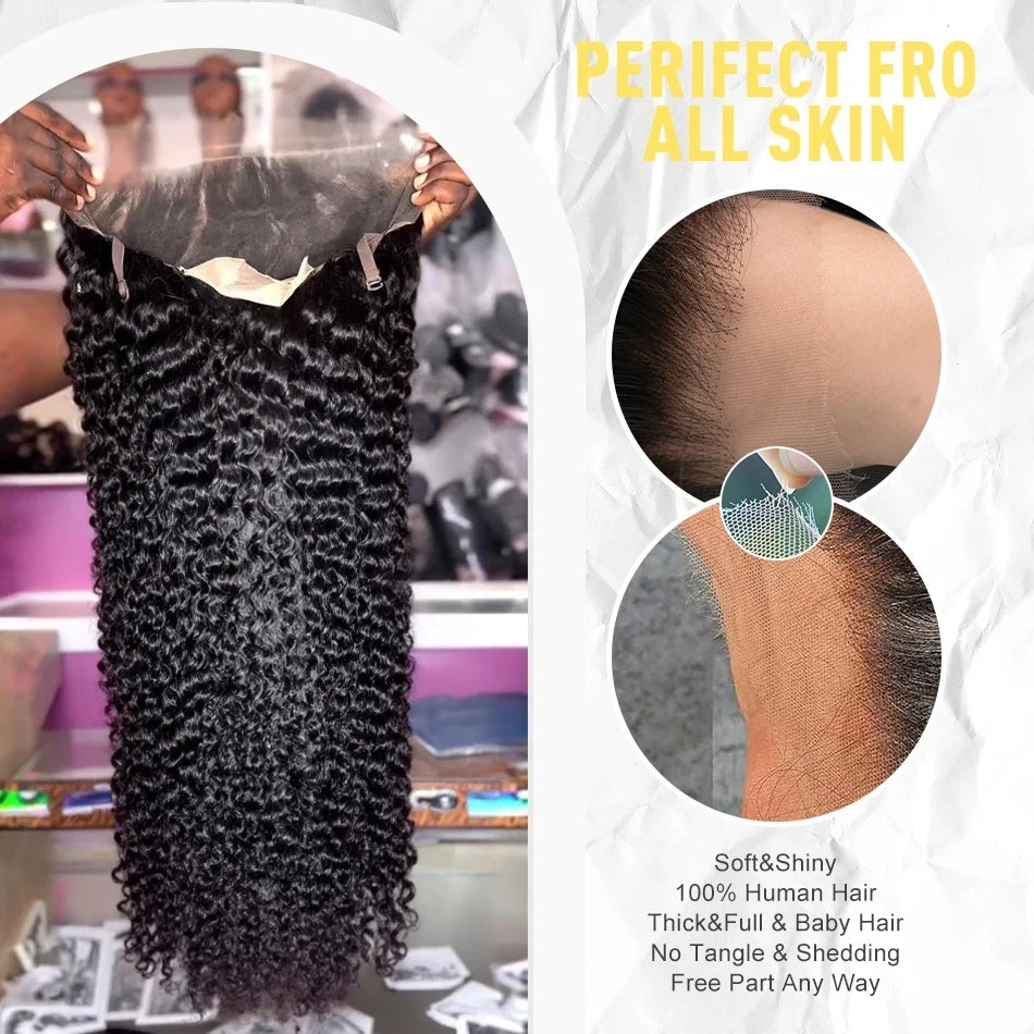 Throw On & Go | 250% High Density Deep Wave Glueless HD Lace 13x6 Frontal Wig by ShineEase