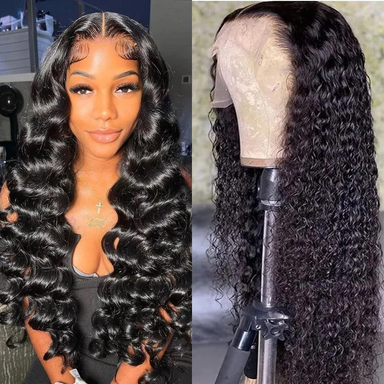 Ready To Wear | 200% Density Deep Wave Glueless HD Lace 13x6 Frontal Wig Pre-Cut