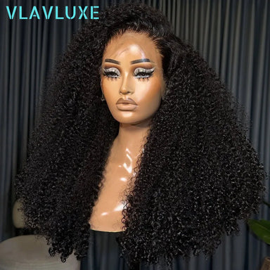 Big Curl Energy | 400% Super Density Kinky Curly Glueless HD Lace 13x4 Frontal Wig Pre-Cut