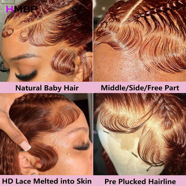 Effortless Waves | Highlight 450% Super Density Water Wave Glueless HD Lace 13x6 Frontal Wig