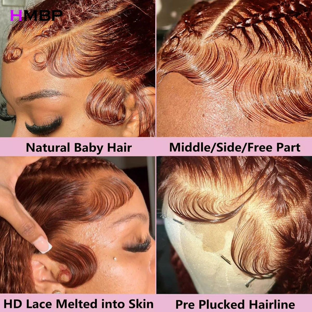 Effortless Waves | Highlight 450% Super Density Water Wave Glueless HD Lace 13x6 Frontal Wig