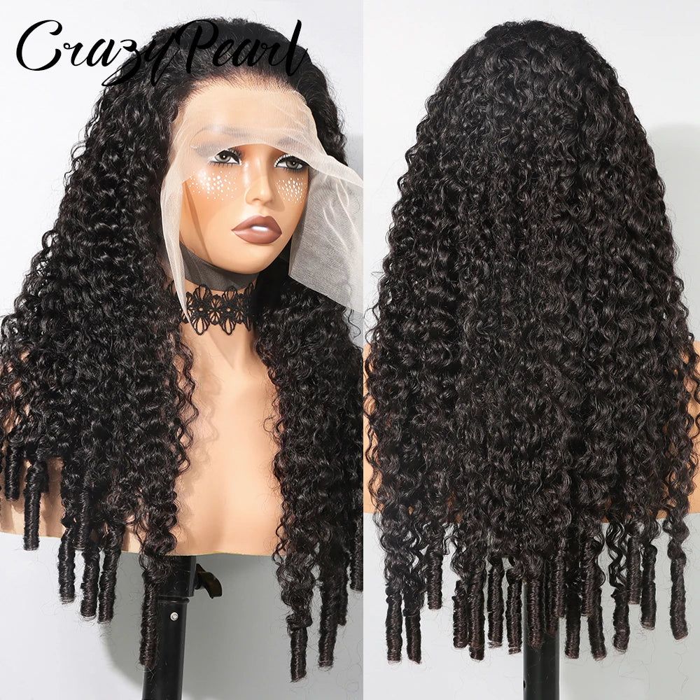 Big Curl Energy | 250% High Density Kinky Curly Glueless HD Lace 13x6 Frontal Wig Pre-Cut