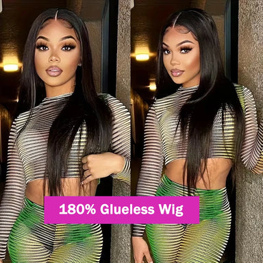 Classic Silk | Straight Glueless HD Lace 7x5 Closure Wig Pre-Cut