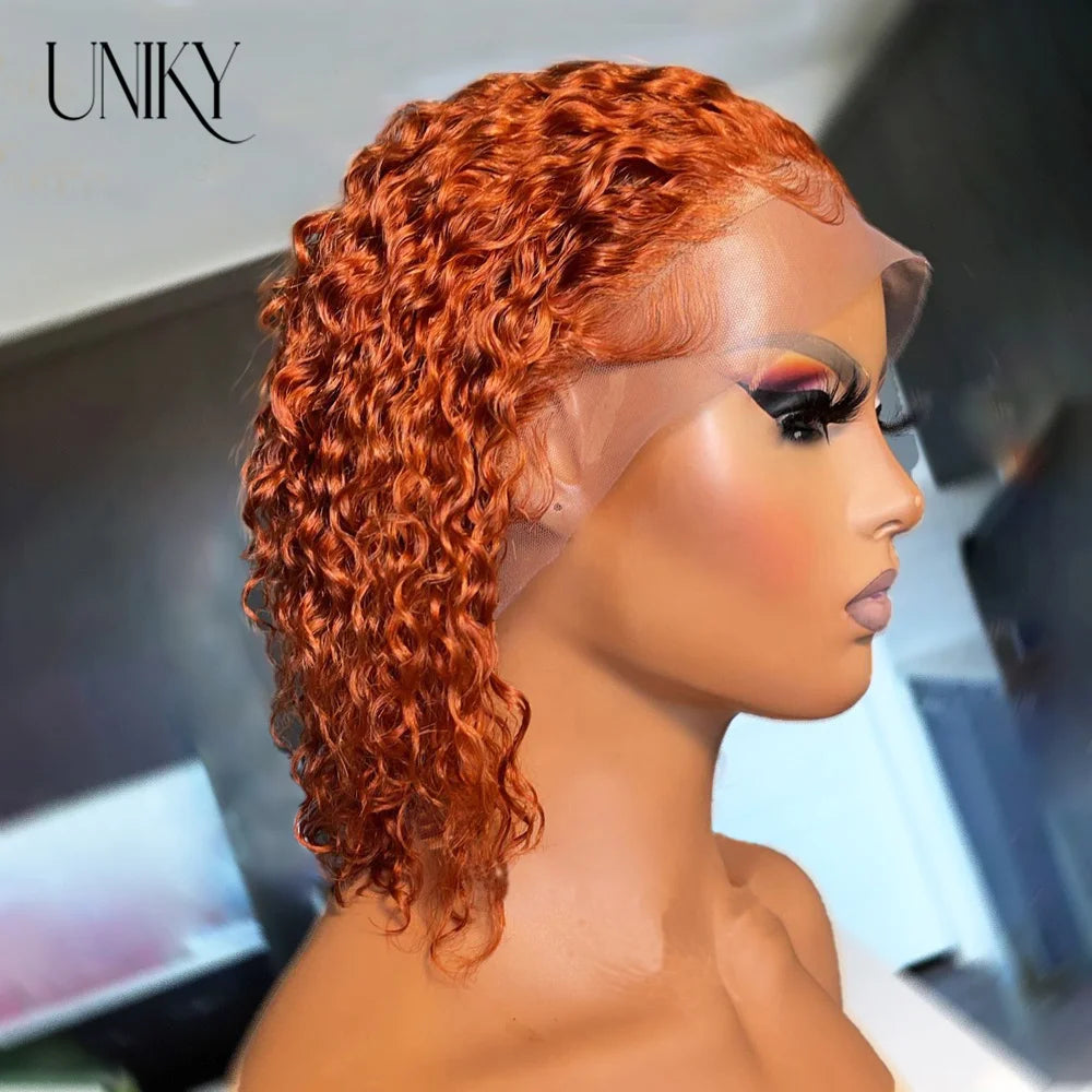 Effortless Waves | Ginger Water Wave Glueless HD Lace 13x4 Frontal Wig