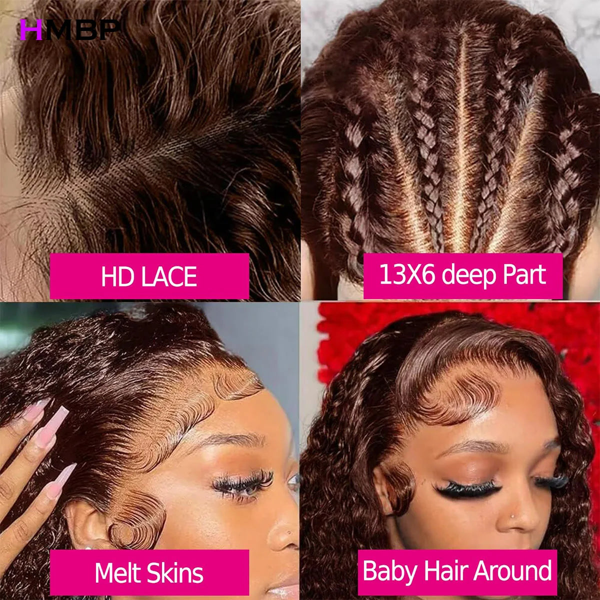 Big Curl Energy | 400% Super Density Kinky Curly Glueless HD Lace 13x6 Frontal Wig