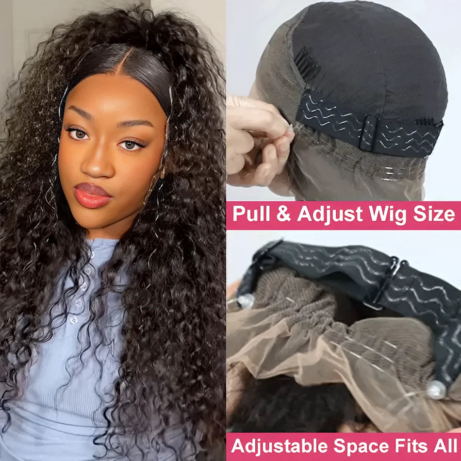 Natural Kinks | 250% High Density Kinky Curly Glueless HD Lace 360 Lace Wig Pre-Cut