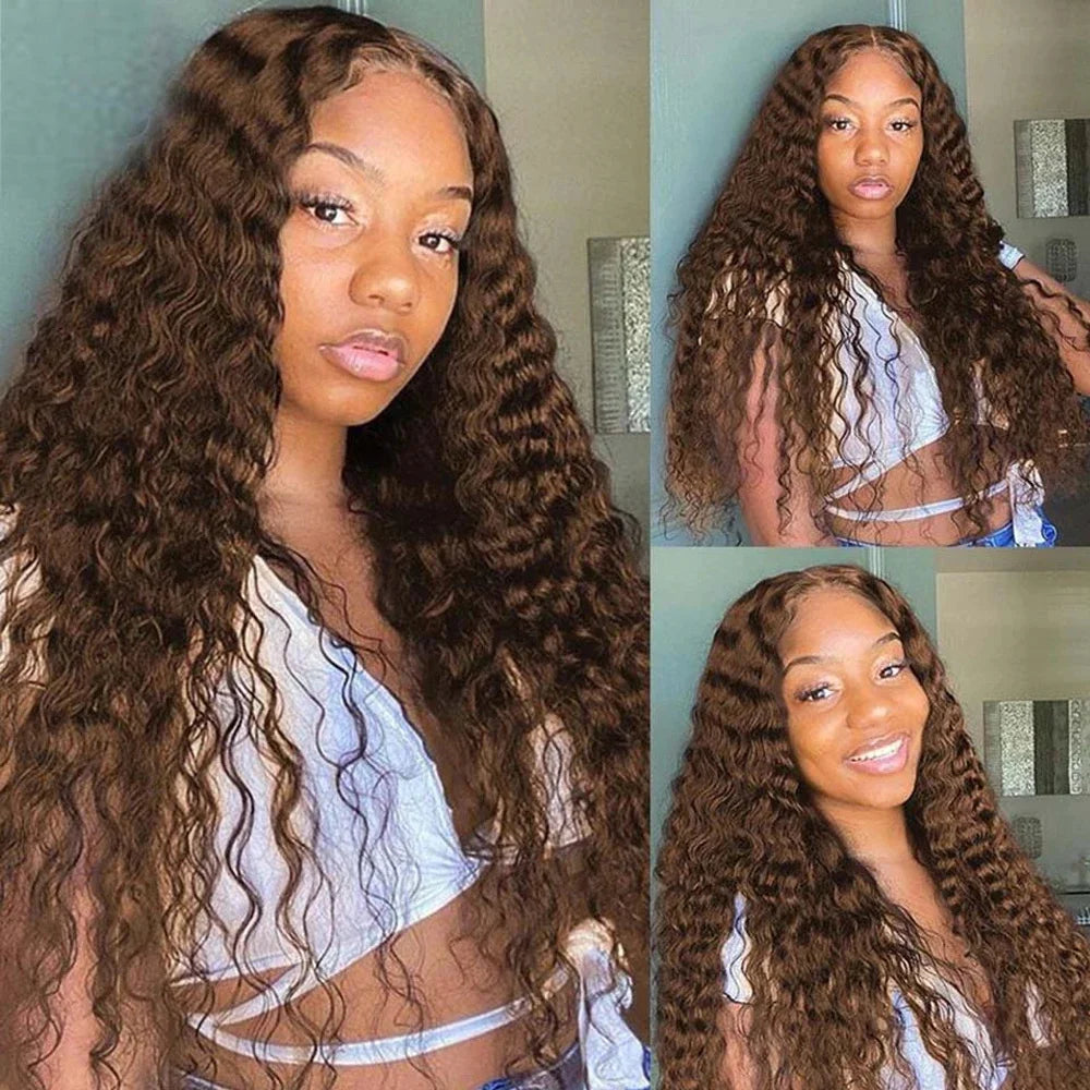 Wear & Go | Deep Wave Glueless HD Lace 13x6 Frontal Wig Pre-Cut by on fleek