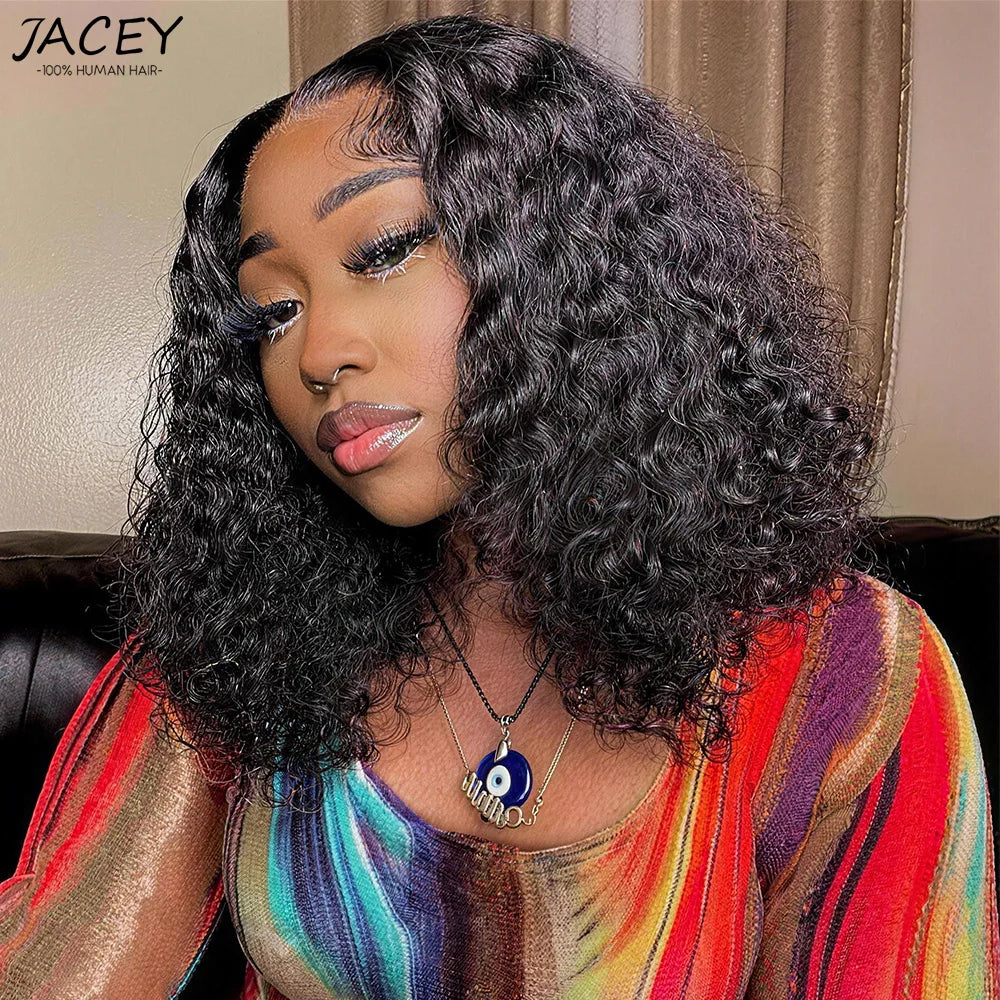 Ready To Wear | 180% Density Deep Wave Glueless HD Lace 13x4 Frontal Wig Pre-Cut