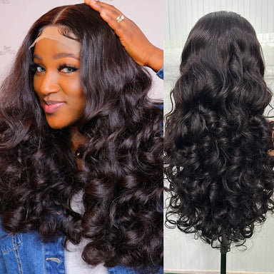 Natural Bounce | 250% High Density Loose Wave Glueless HD Lace 13x6 Frontal Wig