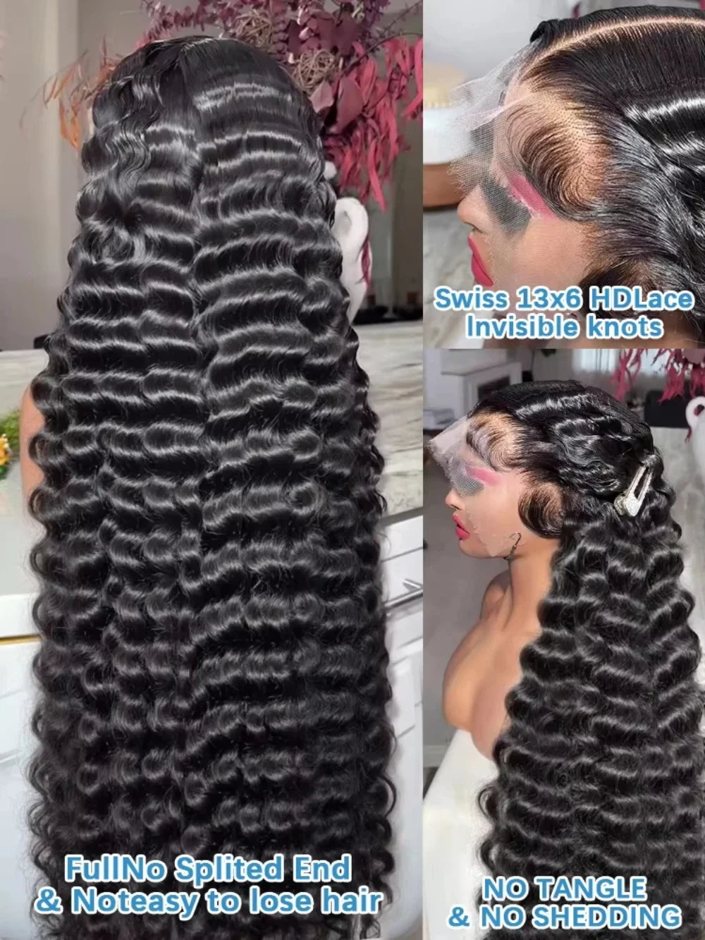 Ready To Wear | Deep Wave Glueless HD Lace 13x6 Frontal Wig