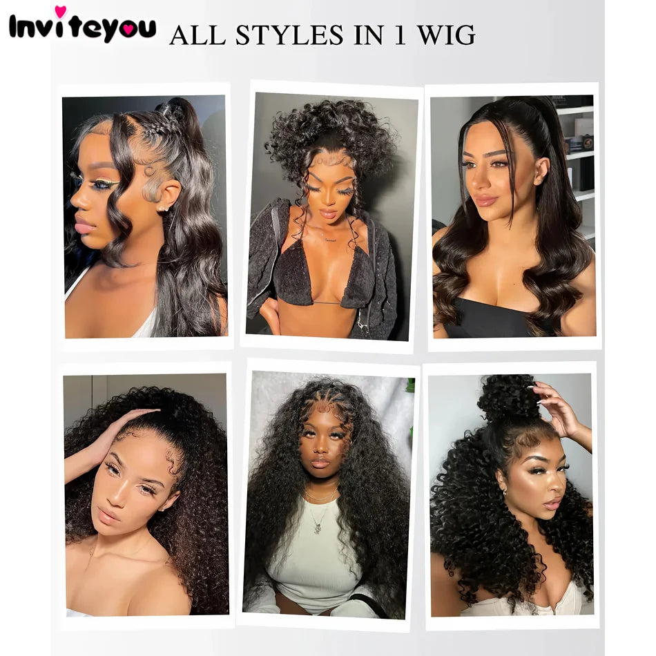 Curl Goals | 250% High Density Kinky Curly Glueless HD Lace 360 Lace Wig