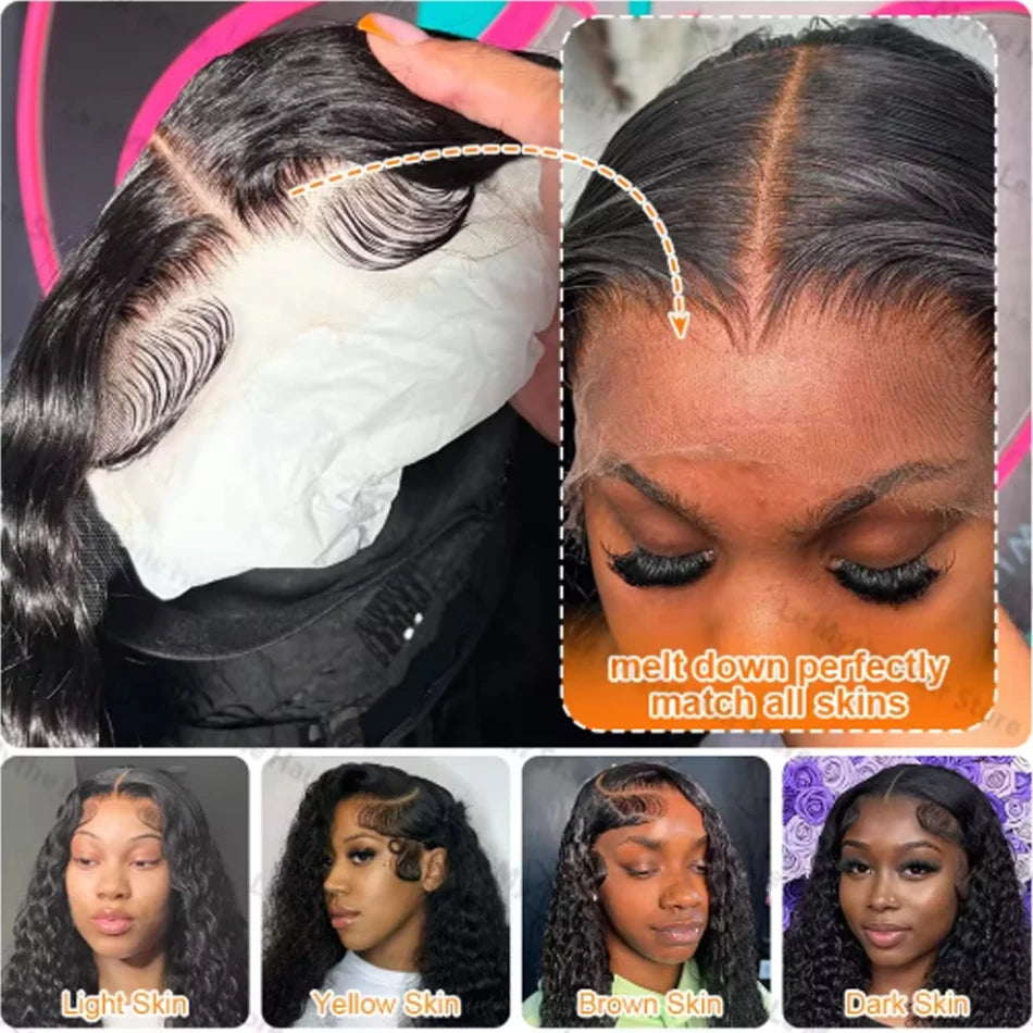 Ready To Wear | 200% Density Deep Wave Glueless HD Lace 13x6 Frontal Wig