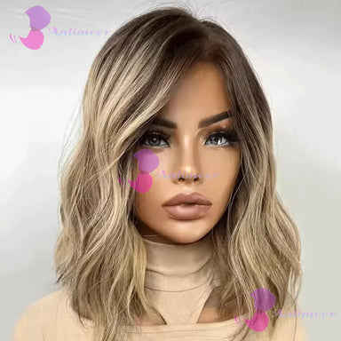 Color Pop | Brown Highlight Glueless HD Lace 13x4 Frontal Wig Pre-Cut