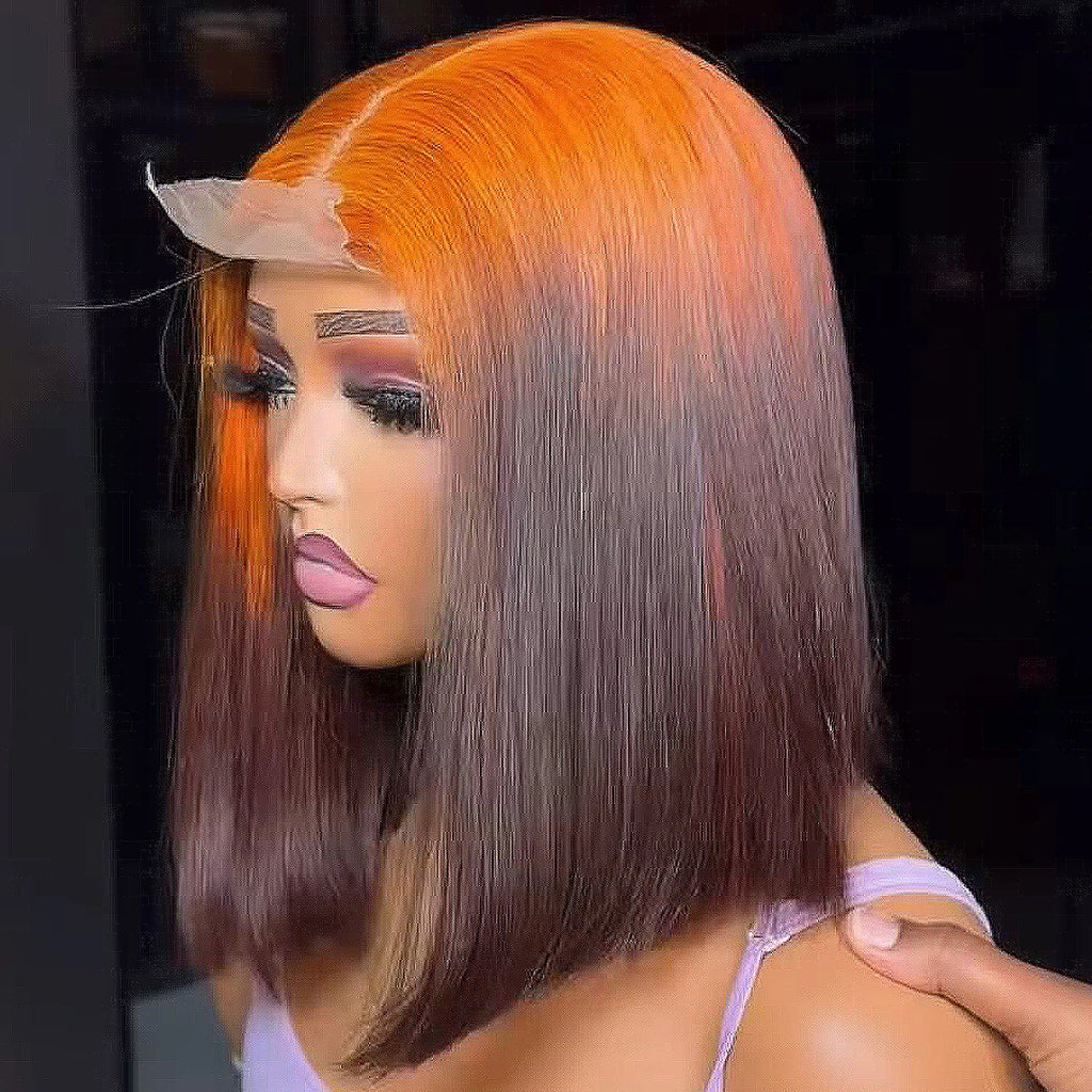 Trendy Cut | Ginger Bob Glueless HD Lace 13x6 Frontal Bob Wig
